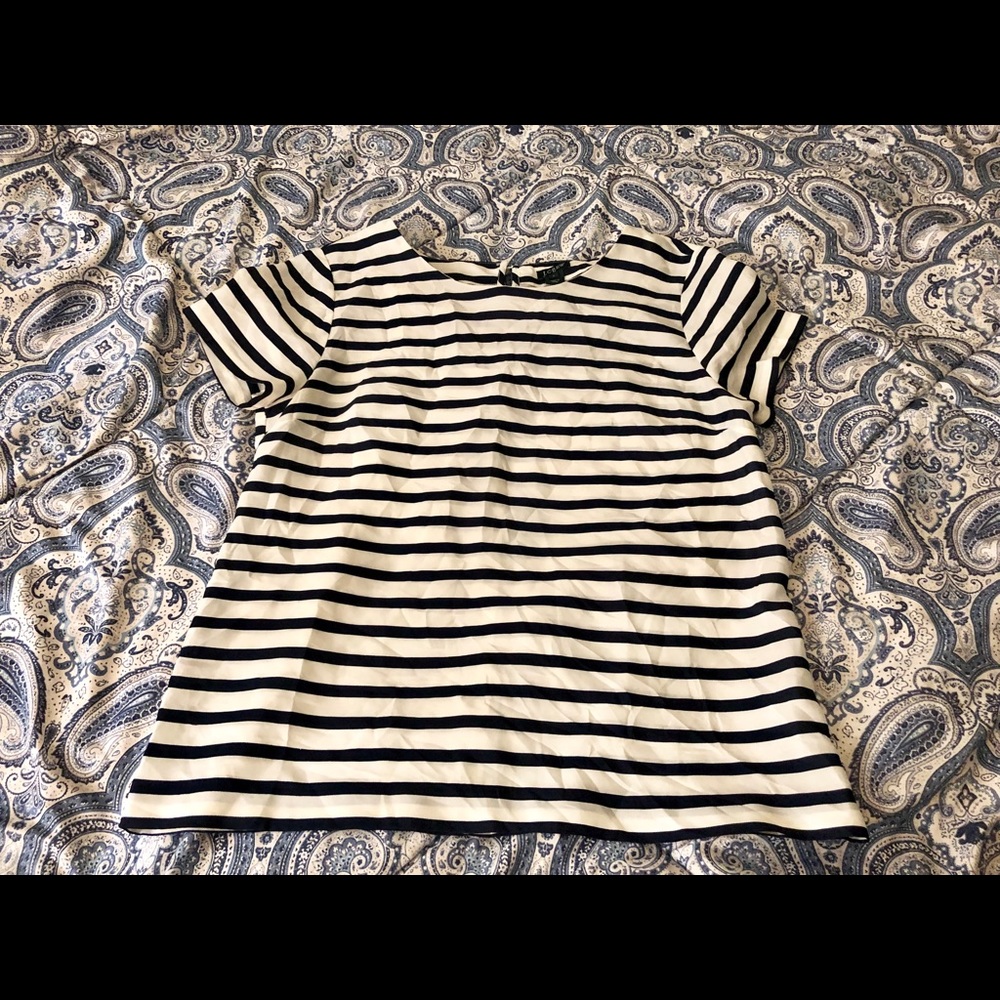JCrew Striped Blouse